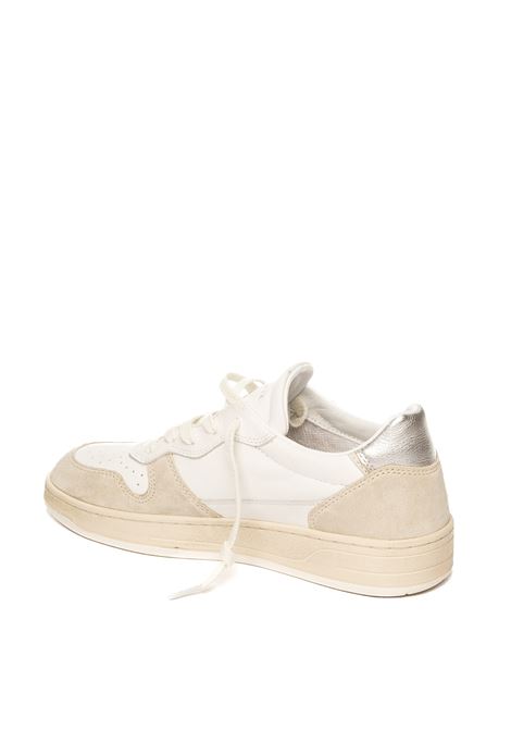 white/animalier court sneaker D.A.T.E. | COURT 2.0 D VINTAGECALF-WHT/LEOP